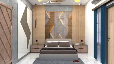 # bedroom # interior #  google sketchup # v- ray render #