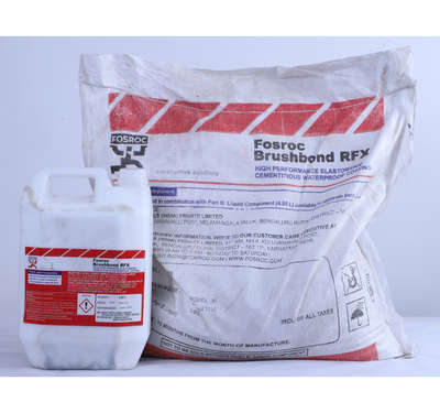 *Fosroc brush bond RFX *
Brushbond RFX is an high performance elastomeric cementi- tious coating used for waterproofing and to protect atmospheri- cally exposed reinforced concrete structures from attack by acid gases, chloride ions, oxygen & water. Brushbond RFX is suitable for all types of structures including those in coastal environments.