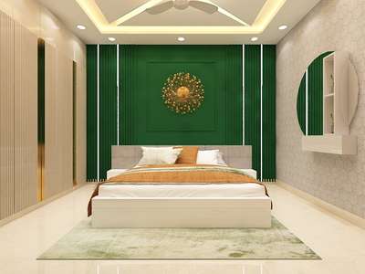 one of client is green color freak..Amazing bedroom view