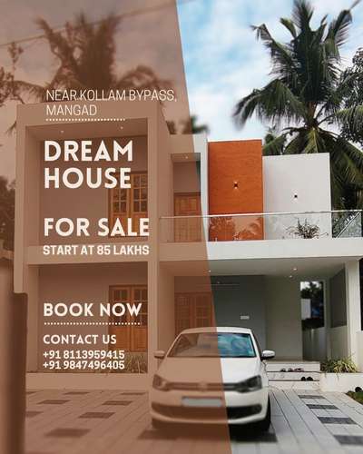 New 3BHK House near Kollam Bypass at Mangad 
Sqft : 1700
Kitchen , Boundary wall, 
well( pure water always available), interlocking all included
Distance From house to Bypass - approx 200m only
Asking price : 85 lakhs
Parking space upto 4 cars
Contact no : +918113959415, +919847496405
@keralahomeplanners

#keralahouseudanvilpanakk #keralahome #keralahouse #forsale  #kollam #realestate #kollambypass #mangad #bypass #kollamhouseforsale #kollamhouse #houseforsale #homeforsale #kerala #keralagram #kollamnammudeillam #kayal #lakeview #ashtamudikayal #keralarealestate #kollamrealestate #modernarchitecture #newhouse #newhome #contemporaryhouse #keralaarchitecture
