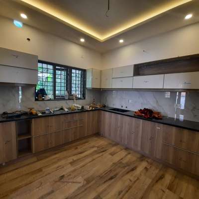 *modular kitchen *
we are using 710 Marine plywood
all sides are hot pressed with selected laminates
