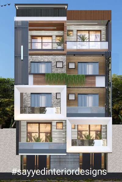 30 Feet Exterior design // 30 फुट बिल्डिंग की डिजाइन ₹₹₹ #sayyedinteriordesigns  #sayyedinteriordesigner  #30feetfront  #exteriordesigns  #ElevationDesign