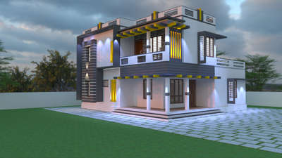 #  sqft 1.5 rate. 3d model with lights
