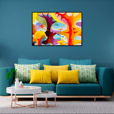 Colorful Abstract Painting
Size : 27" x 18"



 #WallDecors #chumar
 #canvaspainting  #lamination #homeinteriordesign