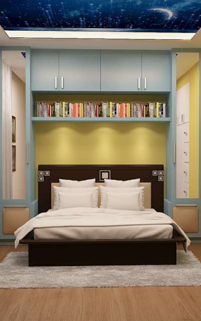 little boys bedroom design done by blissful 
space #aesthetics #noidaextension #BedroomDesigns
