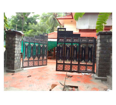 STONE GATE PILLER. Make your house beautiful with stone gate pillercontact:8943454664 #stoneworkkerala  #gatepiller #stonegatepiller