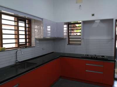 eranakulam Aroor kitchen cupboard work finished