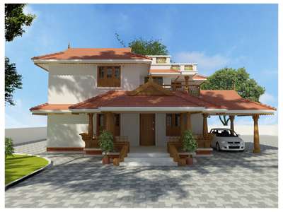 traditional exterior design  #HouseDesigns #architecturedesigns #Architectural&Interior #artechdesign #HouseDesigns