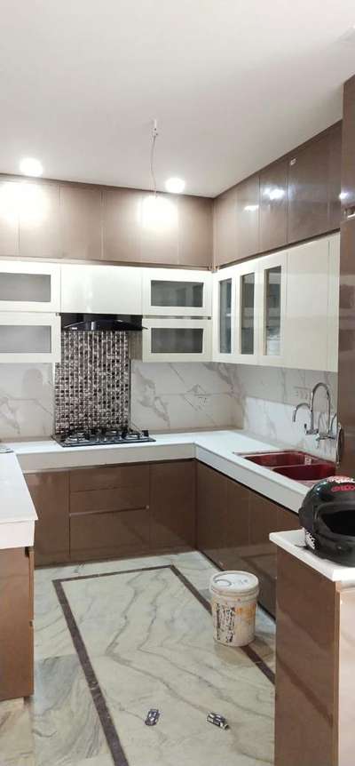 *modular kitchen*
any work done by us ... 
we provide best design according ur place and requirements with 5 years warranty on our product ...😊