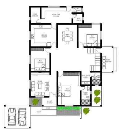 *2D & 3D Floor Plan*
floor Plan (Vastu based)
house & building 3d floor plan