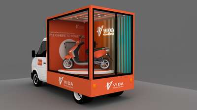 Design For New Vida Launched bike  #hero #vida #InteriorAdda  #Designs