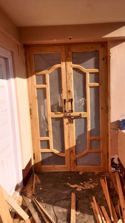 wooden main door jali