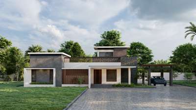 Elevation
 #exteriordesigns  #3d  #Minimalistic  #HouseDesigns  #exteriordesigns