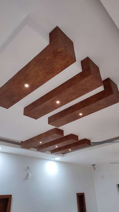 jipsum board cieling & plywood with mica laminate pegolas