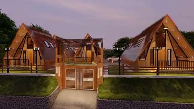 new resort design @idukki #resort #ElevationDesign #ElevationHome #HouseDesigns #Architectural&Interior
