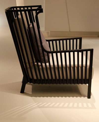 #black PVD coating chair#mdotinterior#