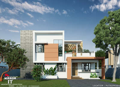 Residential Project🏡
 #modernhouses  #ContemporaryDesigns  #ContemporaryHouse #HouseConstruction #Architectural&Interior  #architecturedesigns