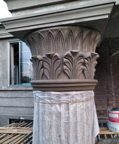 Moulding Cornice Column Head Flower design Sakatpur Farm 
#HouseConstruction #mohdnazir #cornice #molding #pillerdesign #columndesign