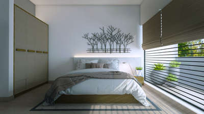 Full home design at low cost #   #3dvisualizer  #InteriorDesigner  #keralastyle  #HomeDecor  #MasterBedroom