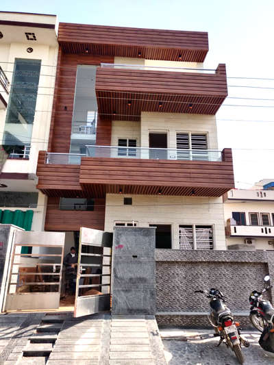 #ACP 3mmLouvers Work 
 # Front Elevation