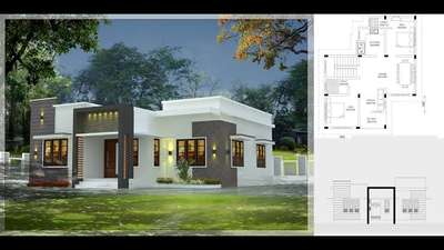 1000 sqft 
single home contemporary style modern house
2bhk and 3bhk 
 #plan  #ElevationHome  #HouseDesigns  #KeralaStyleHouse  #BestBuildersInKerala  #_builders #HouseConstruction  #ContemporaryDesigns