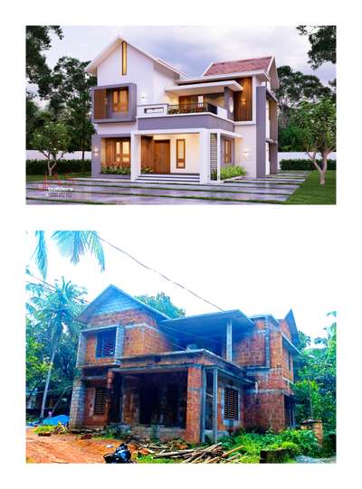 #Structure Level...  Mr. Basheer  #Thirunavaya.  #3D_ELEVATION #Contract  #2500sqft   #Malappuram  #structural_designs  #planing  #buject