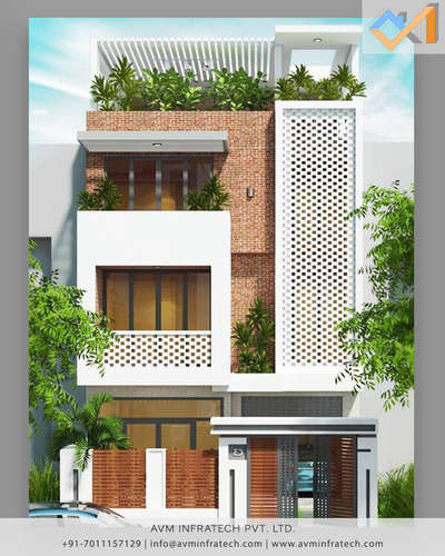 The front facade greets you with bold, exposed bricks- which gives a very natural effect and blends with the vegetation around.


Follow us for more such amazing updates. 
.
.
#front #facade #greets #bold #exposed #brick #natural #effects #blend #vegetation #around #architect #architecture #interior #interiordesign #rooms #architectural #plants #greenbuilding #green #building #exteriordesign #exteriors