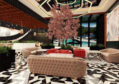 Lounge Designed. 
Follow for more. 
 #InteriorDesigner