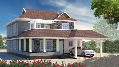 #KeralaStyleHouse  #economical  #cutehomedesigns  #two-story  #architecturedesigns