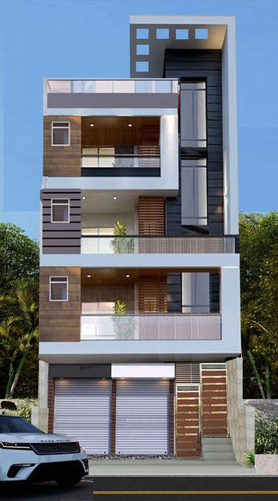 20 Feet Front Exterior design₹₹₹  #sayyedinteriordesigner  #frontElevation  #exterior3D