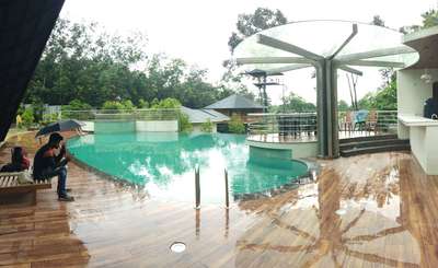 2000sqft Infinity Pool,near Vellarada,Trivandrum.After 2yrs....Thanks to Team Genesus Swimming Pool