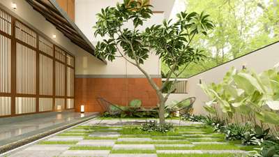 Tropical Modern Home in Kerala 

 #tropicalhouse  #kerala_architecture  #TraditionalHouse  #courtyardgarden  #verandha