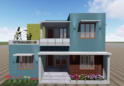 #exterior_Work #3d #home #HouseDesigns