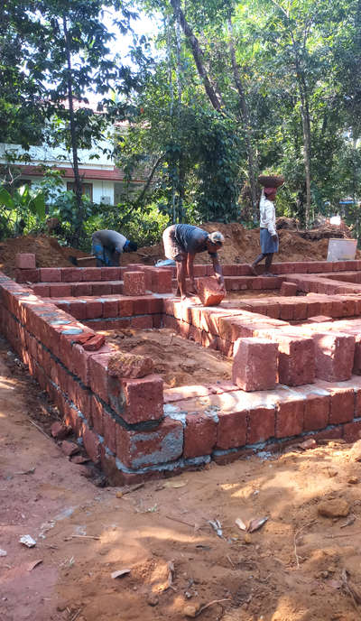 Low Budget Home Foundation Work @ Vellur Kannur