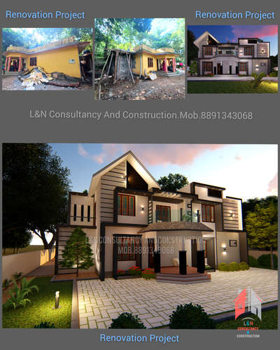 Our new Renovation Project @ Kizhakkupuram,Pathanamthitta.
Contact us on,
Mob.8891343068
#HouseRenovation #ContemporaryHouse #HouseDesigns #HouseConstruction #WeMakesYourDreams #Best_designe #fullfinish #pathanmthitta #renovations #3d #ElevationDesign