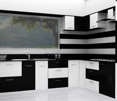 Kitchen Interior Designing
Black and white Combination
 #ModularKitchen  #Architectural&Interior  #KitchenIdeas  #InteriorDesigner