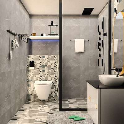 washroom design as per client demand...
 #Washroom  #BathroomDesigns #BathroomTIles