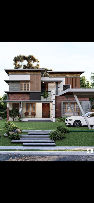 #Contemporary Designs #palakkad#home exterior# modern houses