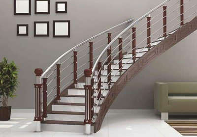 stainless steel stair work call me 9526093965