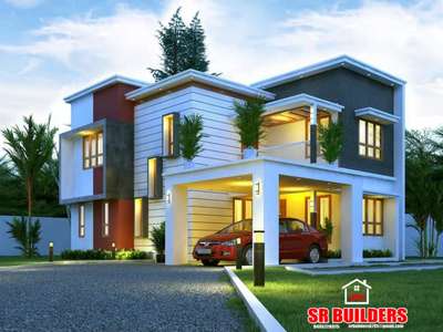 3D❤️
 #plan  #elevation  #2DPlans  #3d  #3DPlans  #Contractor  #ContemporaryHouse  #HouseConstruction  #srbuilders  #sreekanthcv