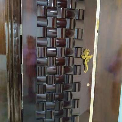 Doors
 #HouseDesigns  #DoorDesigns  #TeakWoodDoors  #teak  #glossy  #brass