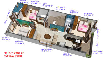 3d floor plan#floorplan#sketchplan#planning#cutview#3dsmax#sketchup