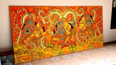 Kerala mural paintings
Krishna and Radha paintings
Shibu Anayadi..9847490699