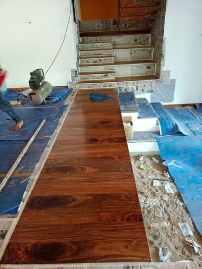 #wood flooring @polish work   9695910655