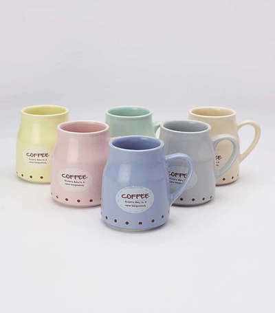 Colorful Bottle Shape Tea/Coffee/Milk Cup ( Set of 6 )
drinkware#colourful#mugs#tea#coffeetime#homedecor#serveware #decorshopping