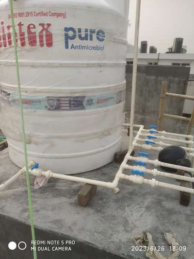water tank connection #
smart work # neat &clean#
