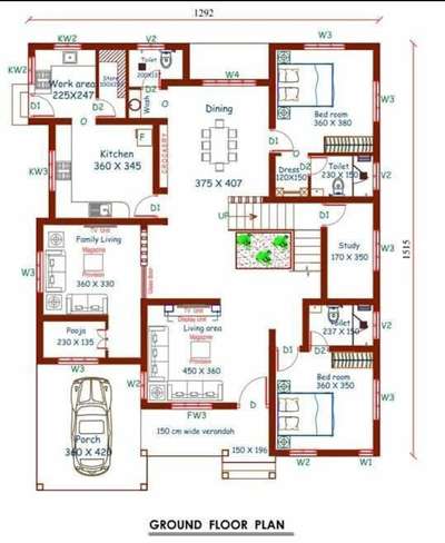 #Ground Floor Plan, #Floor plan