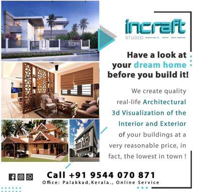 “Real comfort, visual and physical, is vital to every room.” 

design@ Incraft Design Studio

Interior Design and Architecture
Chief Designer: fazil khadar
Office: palakkad Online Service
Contact: +91 9544070871 (Call / WhatsApp)