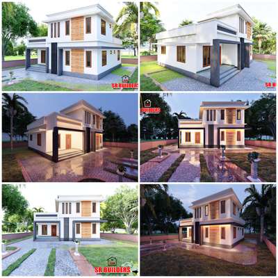 3D in different angle views â�¤ï¸�
 #plan  #ElevationHome  #2DPlans  #3d  #3DPlans  #3BHKHouse  #srbuilders  #Contractor  #ContemporaryHouse  #HouseConstruction