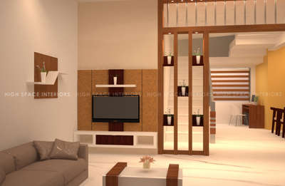 living hall 3d view